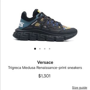 Trigreca Medusa Renaissance-print sneakers